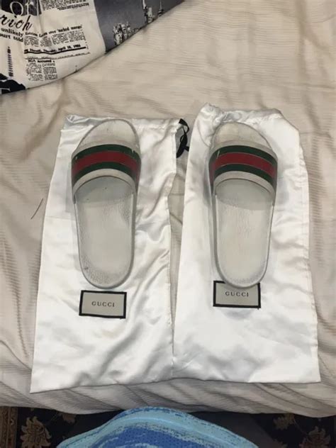 sandali gucci bianchi|gucci sandals.